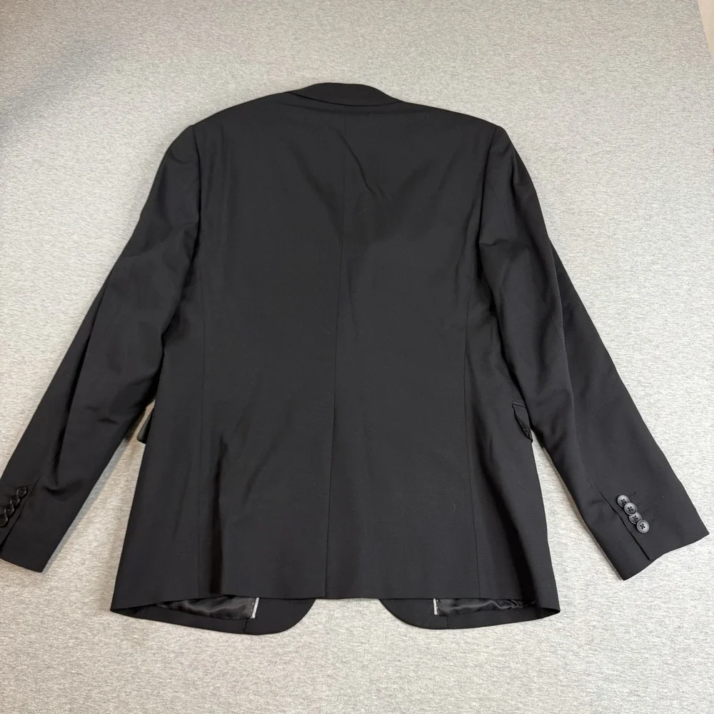 Theory Men Black Chambers Slim-Fit Tuxedo Blazer Suit Jacket Sport Coat Size 40S